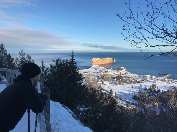 Winter vacation in Percé