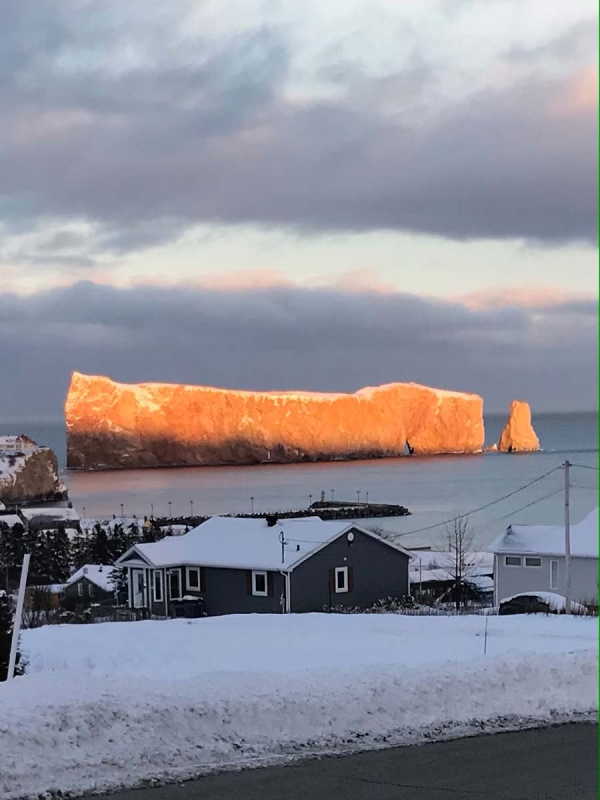 Winter vacation in Percé