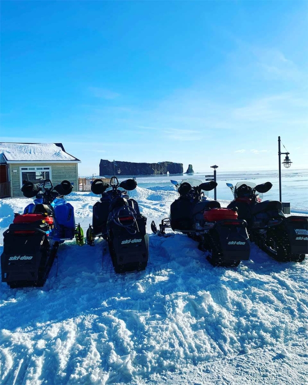 Winter vacation in Percé
