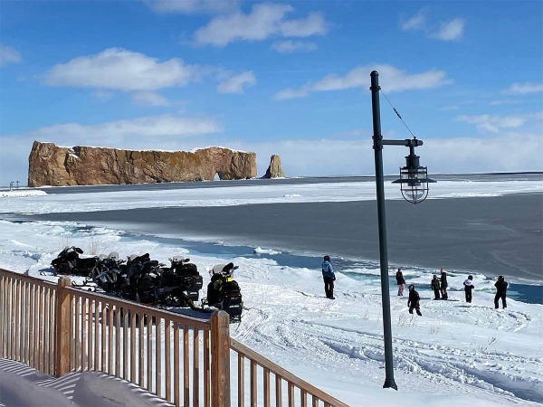 Winter vacation in Percé